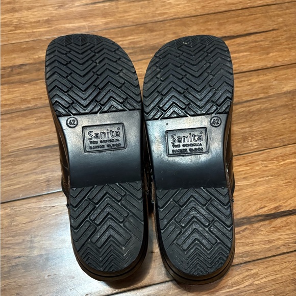 Sanita The Original Danish Clogs Women’s Shoes Brown Leather Size 42 - Picture 11 of 12